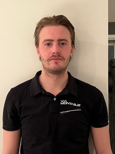 Portrett av Eirik Ommundsen, montør i Via Montasje AS